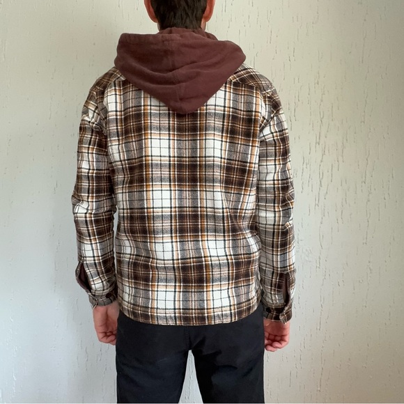 Emerica. Men’s Plaid Hooded Jacket Medium - Picture 3 of 10
